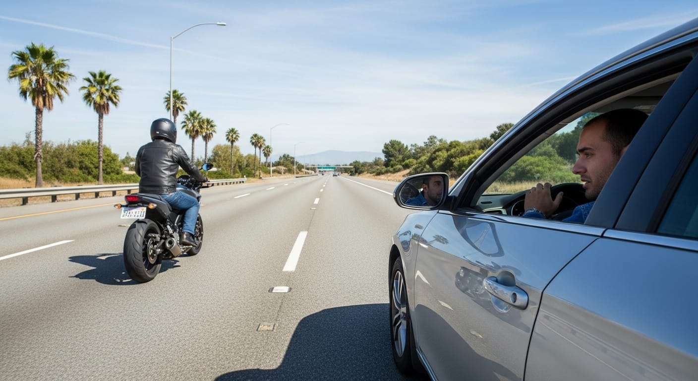 California Motorcycle Blind Spot Accident Claims in 2026: When Drivers Say They Never Saw the Rider