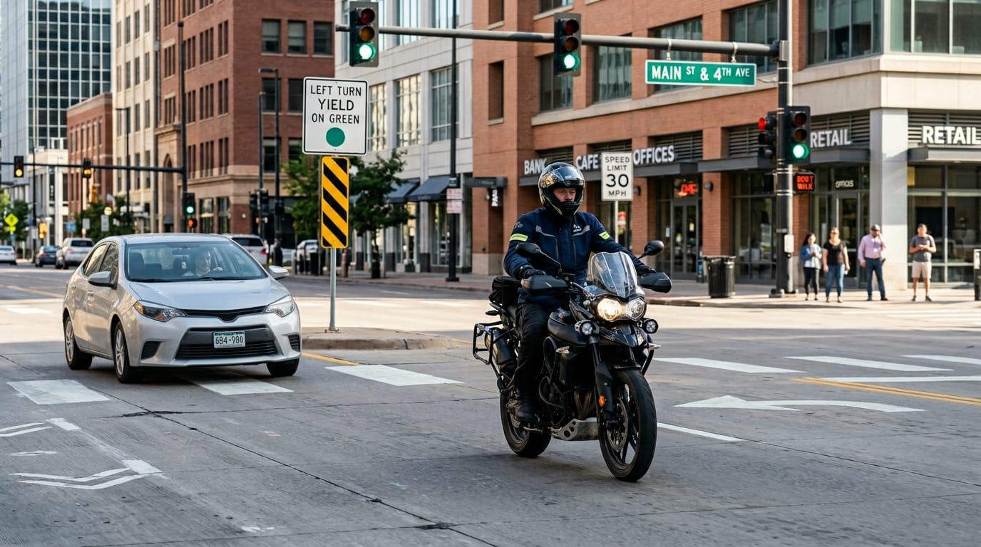 Motorcycle Safety Awareness Month 2026 accident claim involving rider visibility and driver awareness