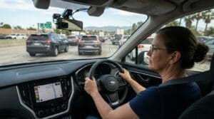 Aftermarket driver assistance system operating before an Orange County accident